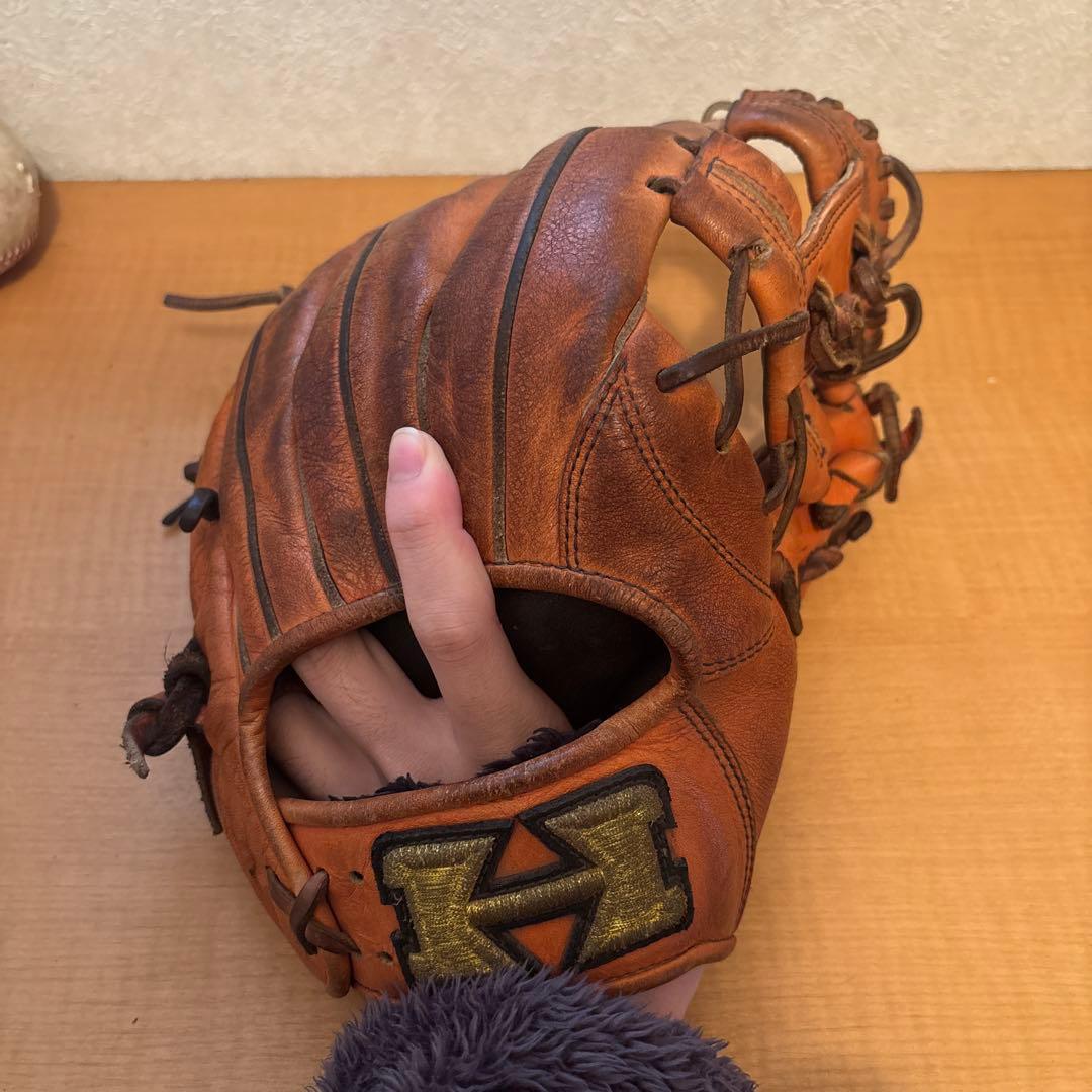 ハイゴールド　己極　軟式用　グローブ 内野手用
