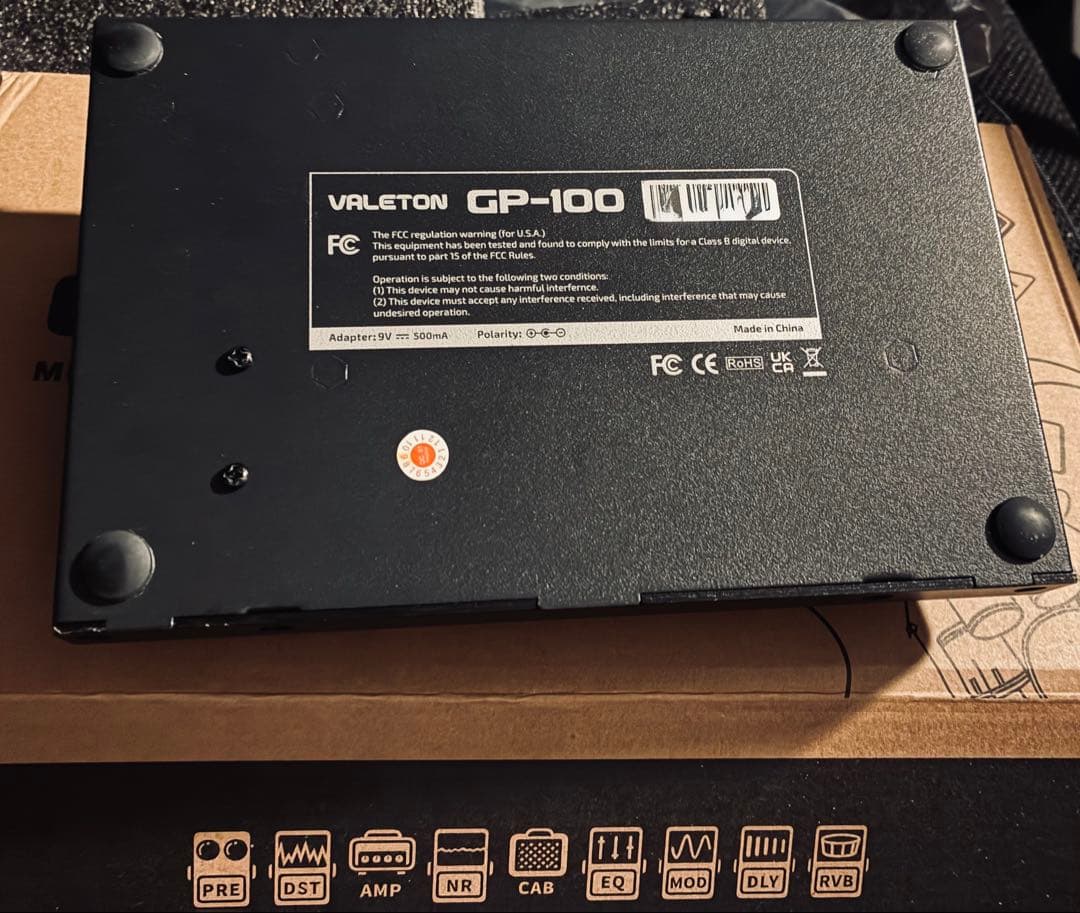VALETON マルチエフェクター GP-100 中古美品!