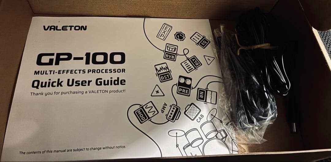 VALETON マルチエフェクター GP-100 中古美品!