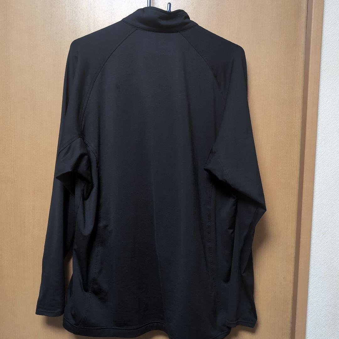 た NIKE GOLF ドット柄ハーフジップジャケット XL 黒 軽量