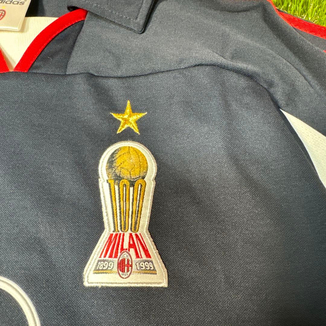 イタリア製 ACミラン 100周年 99-00 adidas ユニフォーム