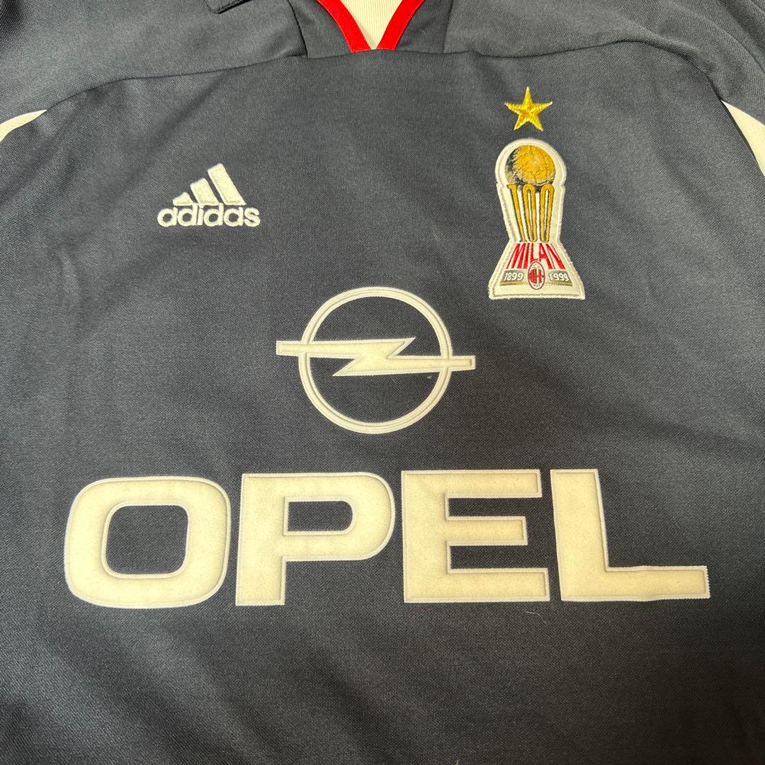 イタリア製 ACミラン 100周年 99-00 adidas ユニフォーム