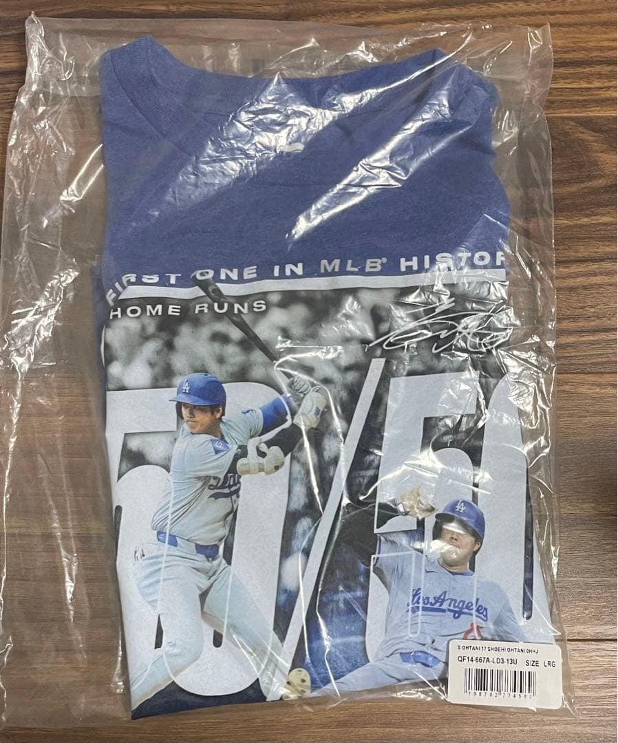L ☆ 大谷翔平 50/50 記念Tシャツ ☆ ロサンゼルス ドジャース