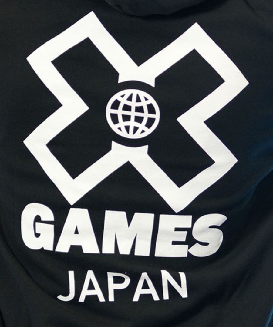 ★新品未使用★ムラサキスポーツ限定×X-GAMES コラボパーカー M 黒★