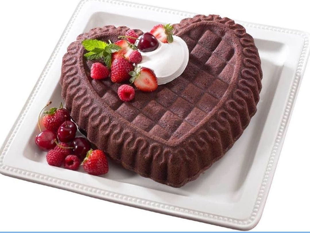 NORDIC WARE ノルディクウェアー　キルトハートケーキ型　アンティーク風