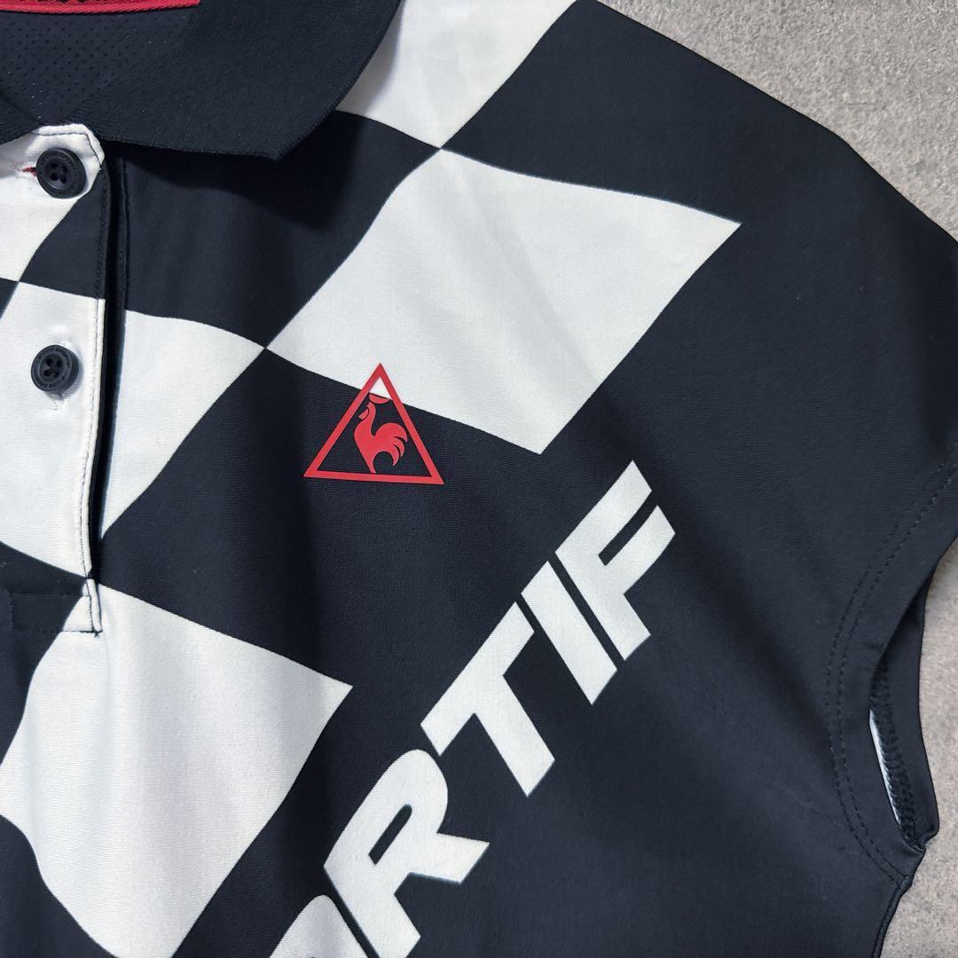 le coq sportif golf ルコック 半袖 ポロシャツ ブラック M