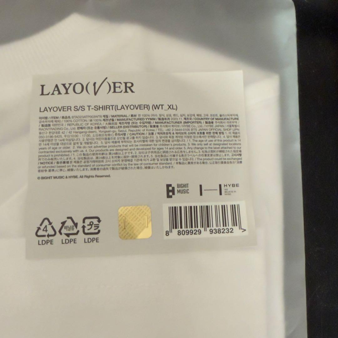 【未使用】LAYOVER Tシャツ　テテ XL