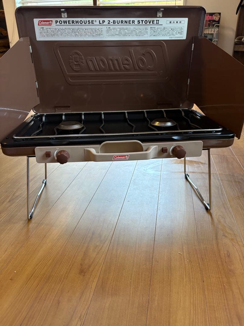 コールマン　パワーハウスLPツーバーナーストーブⅡ バターナッツカラー
