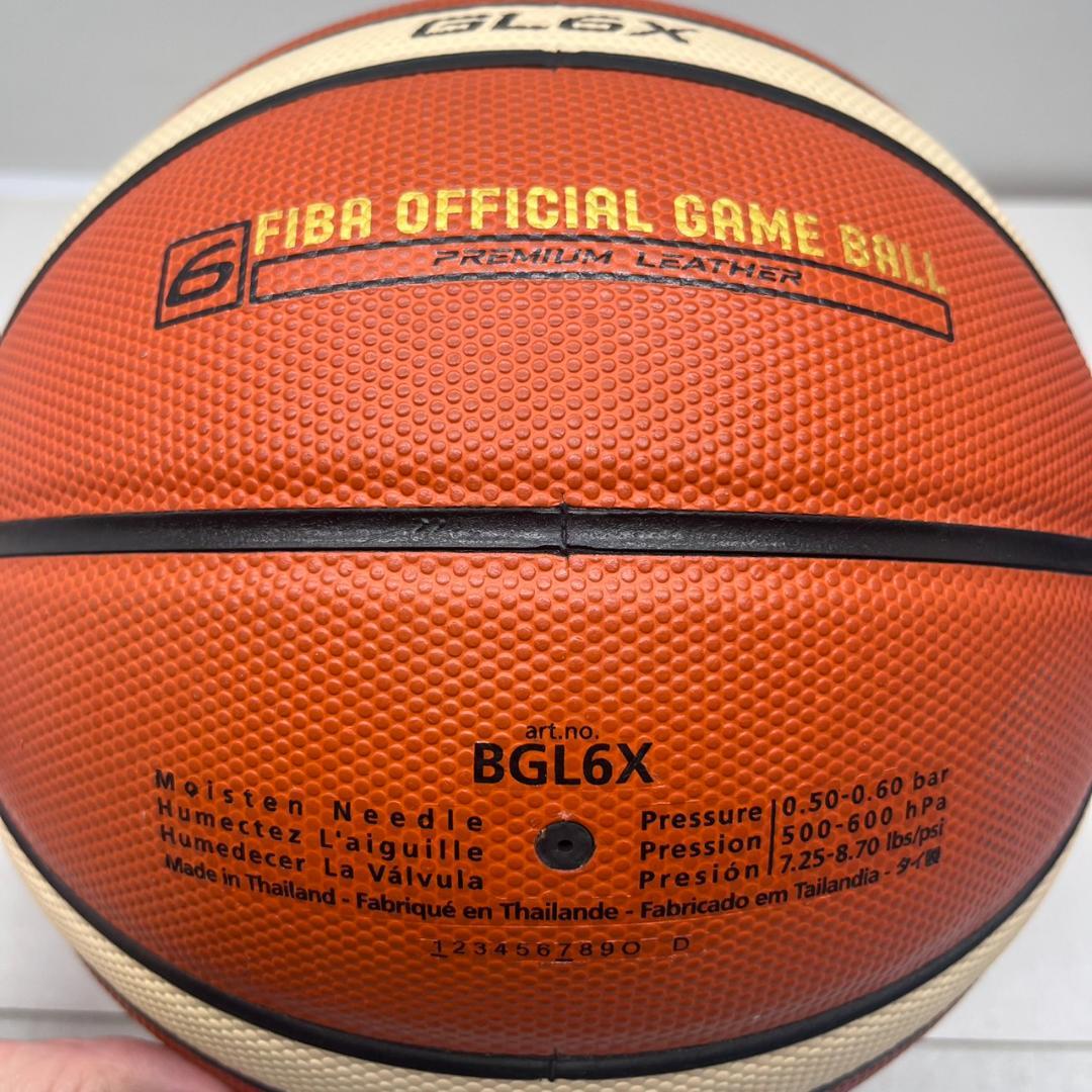 K◆美品 molten モルテン GL6X FIBA 公認バスケットボール 6号