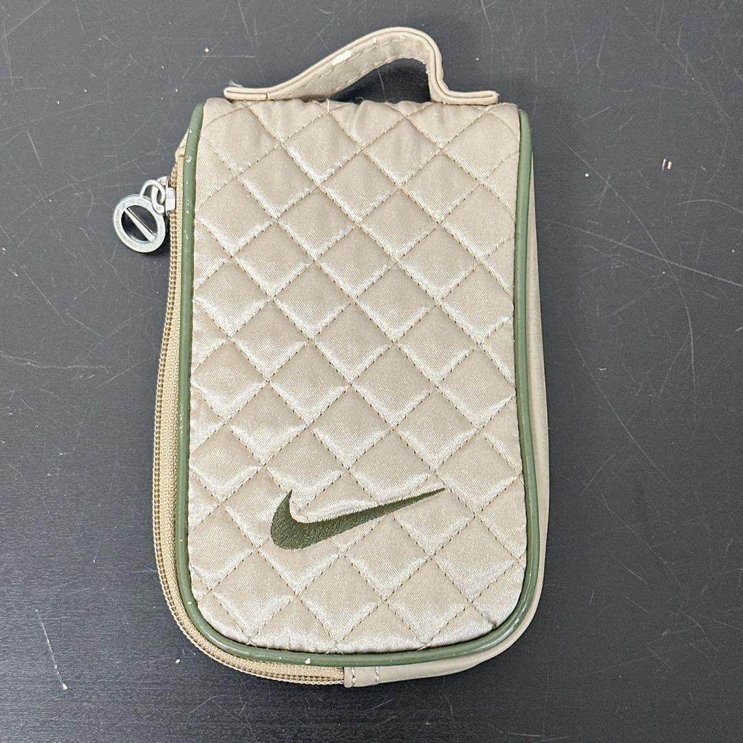 NIKE GOLF 希少キルティング キャディバッグ 5分割 ベージュ×カーキ