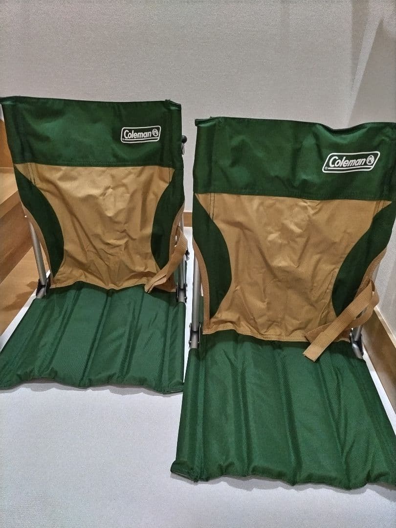 値下げ「美品　2脚セット」コールマン　コンパクトグランドチェア 170-7645