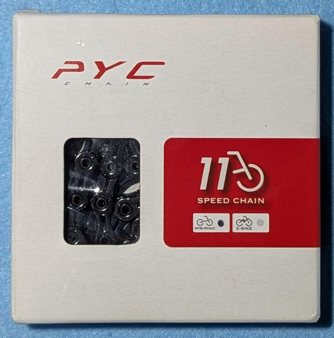 PYC SP1101 11s用 DLC チェーン 黒 (116L)