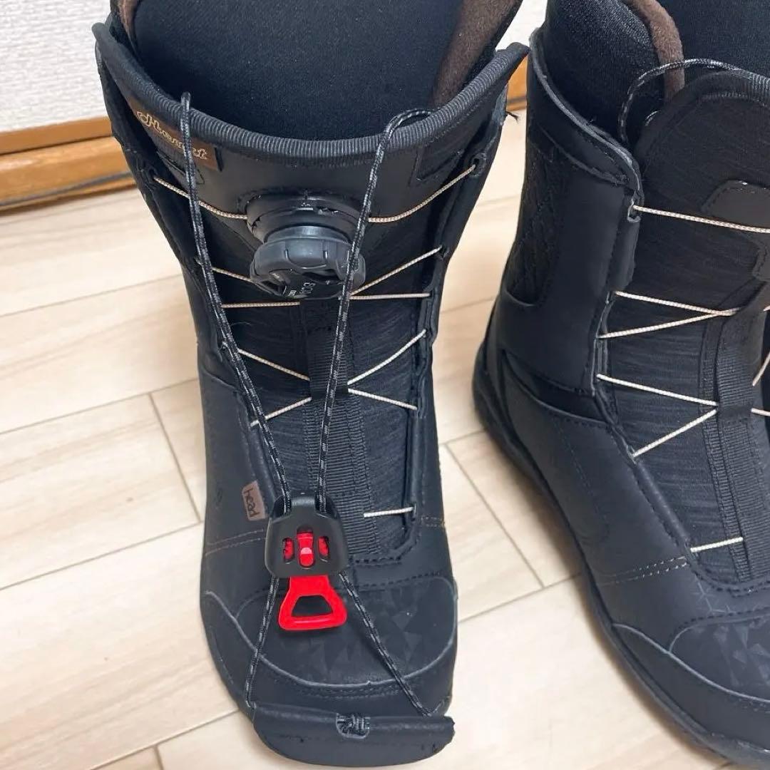 女性用スノーボードブーツ head サーモフィット　一度のみ使用　2026年購入