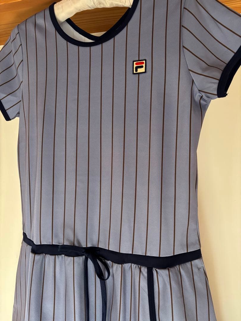 FILA テニスウェアワンピース　Mサイズ　パープルグレー