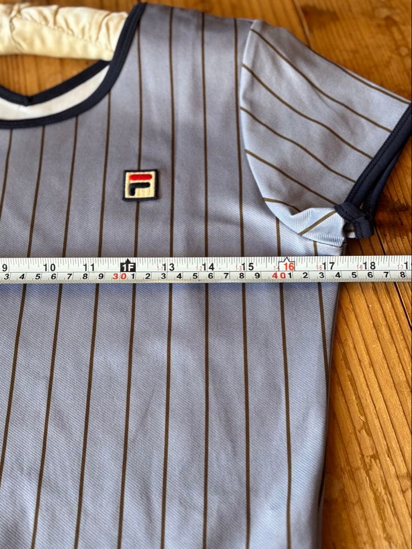 FILA テニスウェアワンピース　Mサイズ　パープルグレー