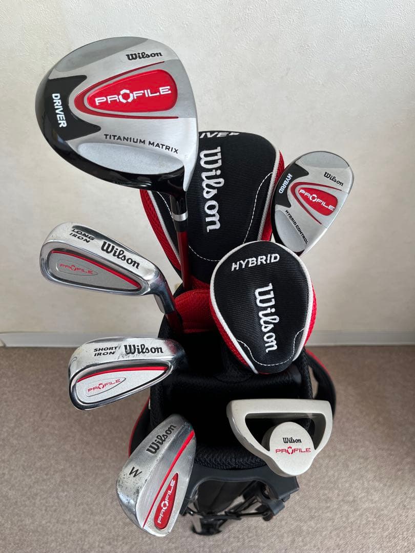 Wilson PROFILE統一ジュニアゴルフクラブ6本セット