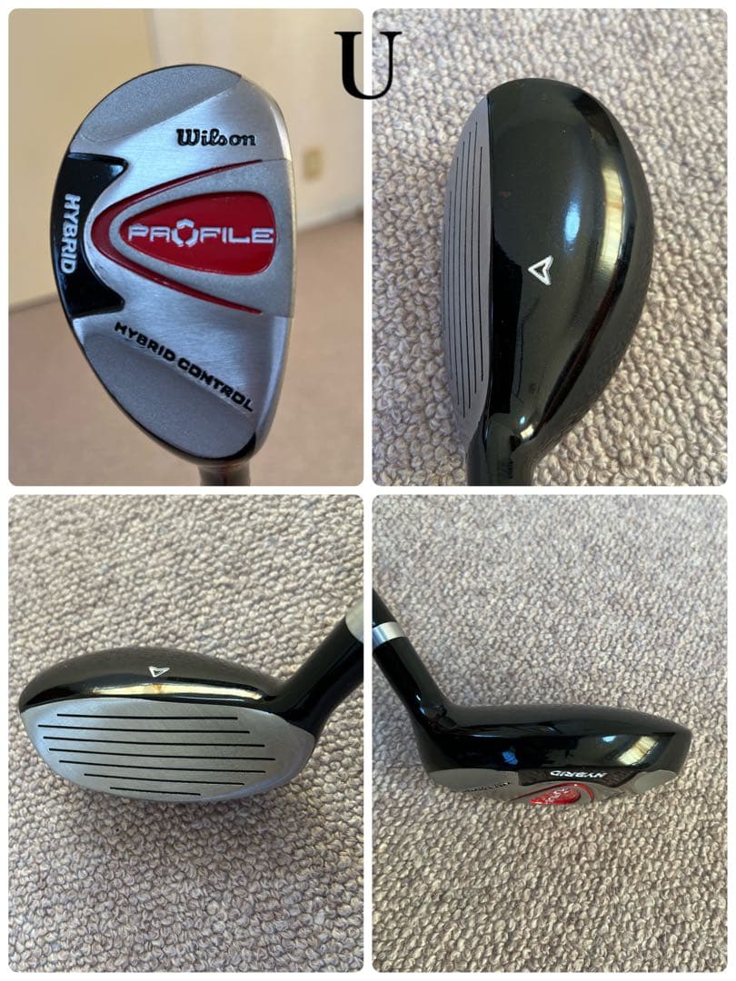 Wilson PROFILE統一ジュニアゴルフクラブ6本セット