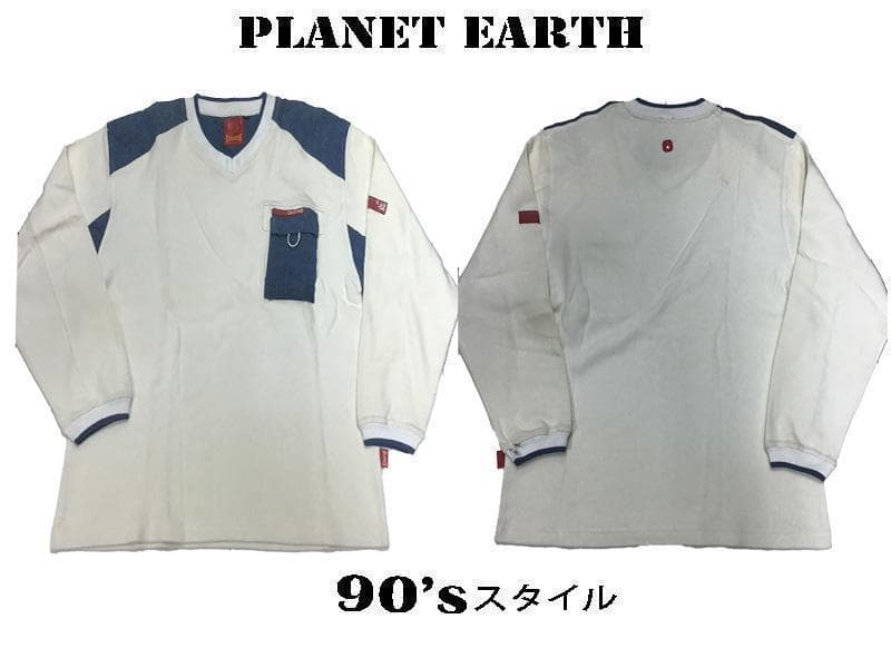 90s スケートヴィンテージ PLANET EARTHカットソーオールドスクール