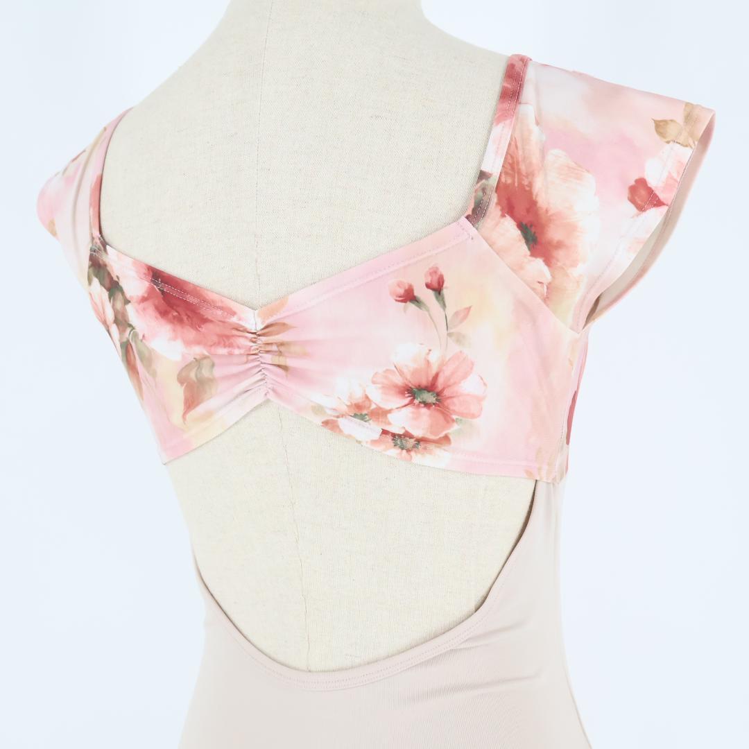 【美品 日本製 バレエ衣装】ピンク Dessus Dessous レオタード