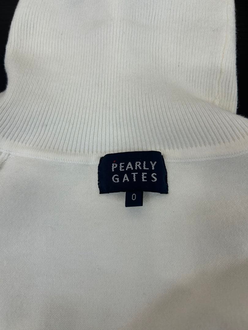 PEARLY GATES タートルネックセーター ホワイト