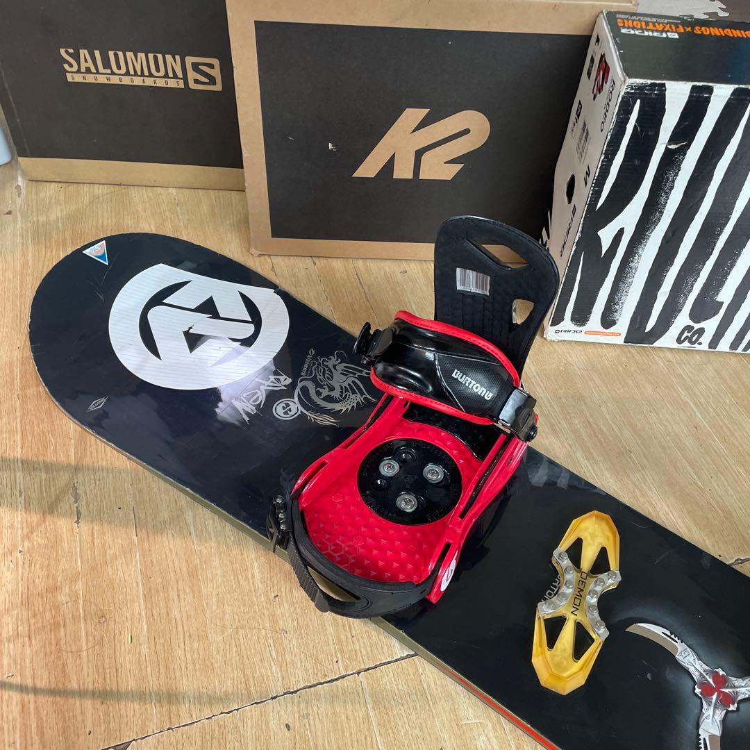 BURTON　バートンスノーボードセット　RAVEN156㎝　バインディング付