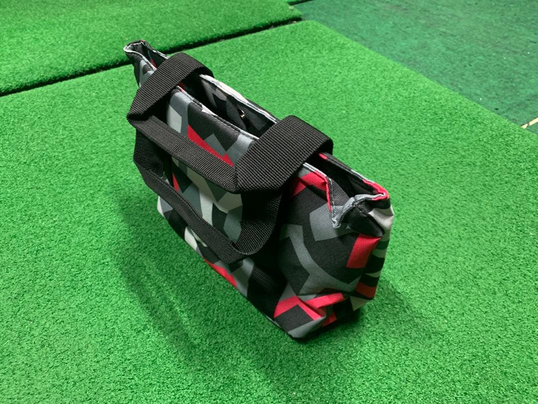 AKIRA 軽量カモフラージュ柄 キャディバッグ(ミニトートバッグ付き)