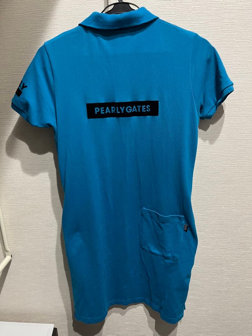 美品⭐︎パーリーゲイツ ワンピース ブルー サイズ1（M)