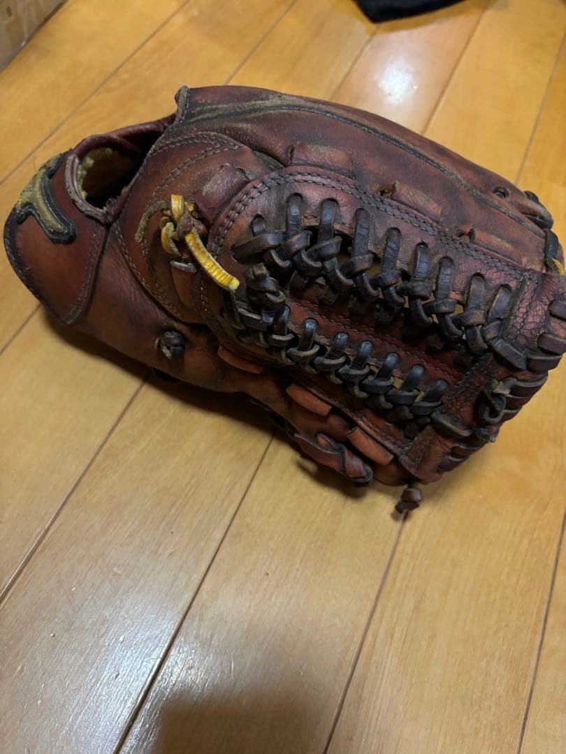 ミズノプロ　レッド　グラブ　硬式グラブ