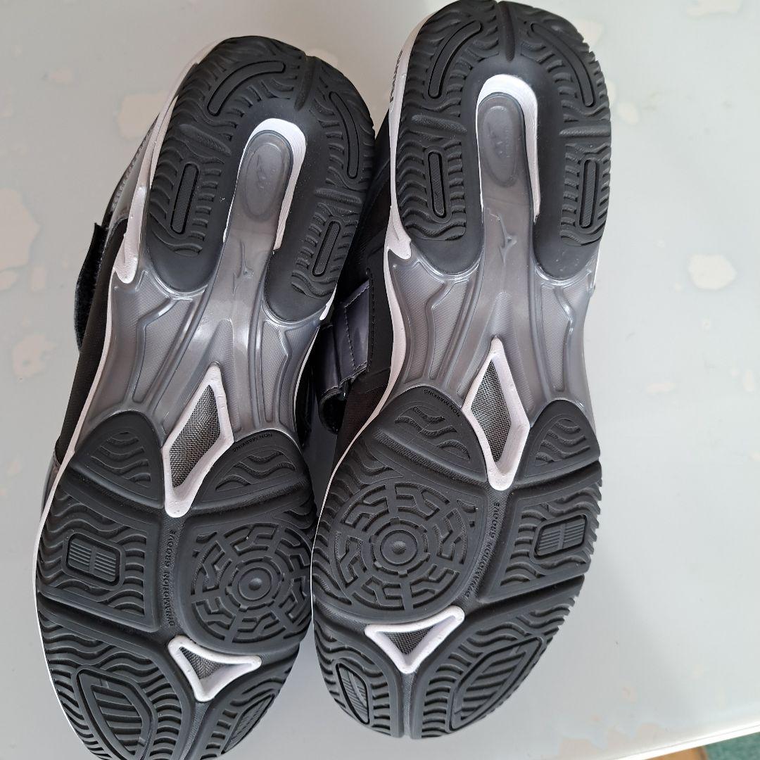 Mizuno トレーニングシューズ 25.5cm ブラック/シルバー