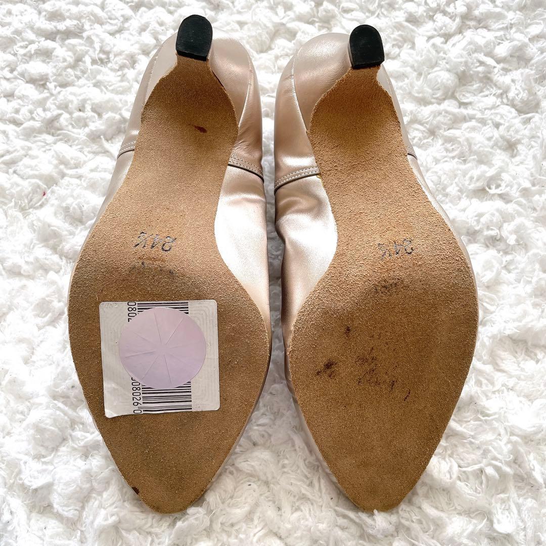 Chacottチャコット⭐️ダンスシューズ グレージュ 24.5cm 社交ダンス