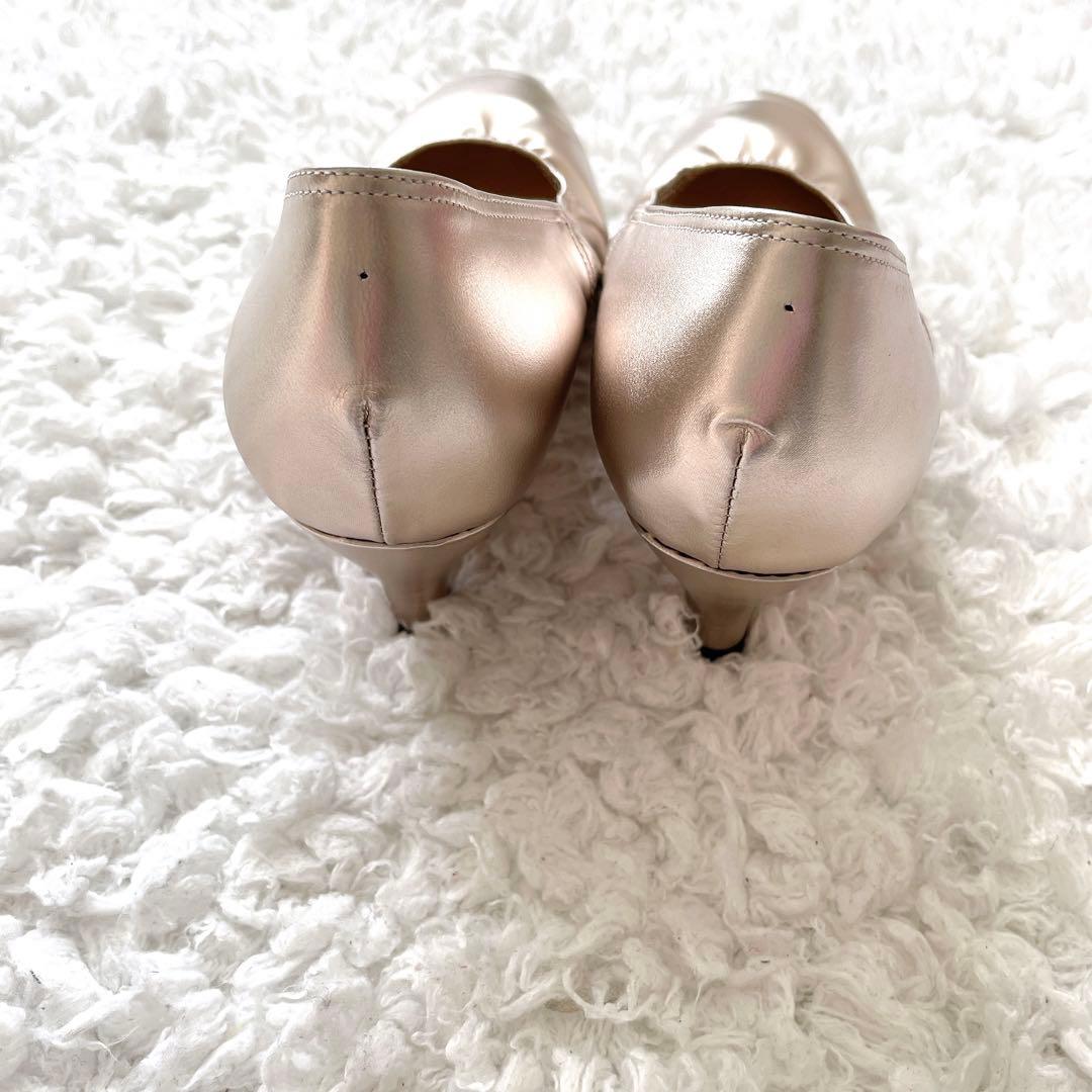 Chacottチャコット⭐️ダンスシューズ グレージュ 24.5cm 社交ダンス