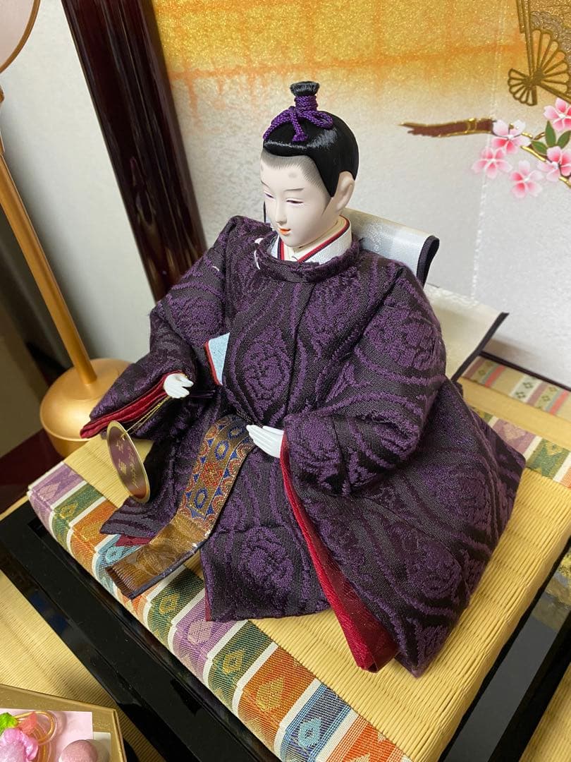 東京久月　雛人形　親王飾り収納セット　頭：元光　作・本胴本仕立て　京雛