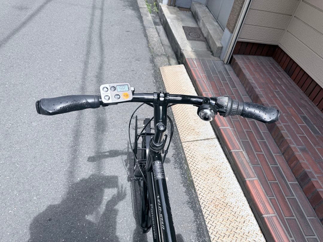 大阪府　パナソニック　VELO STAR 電動アシスト自転車 黒 スポーツタイプ