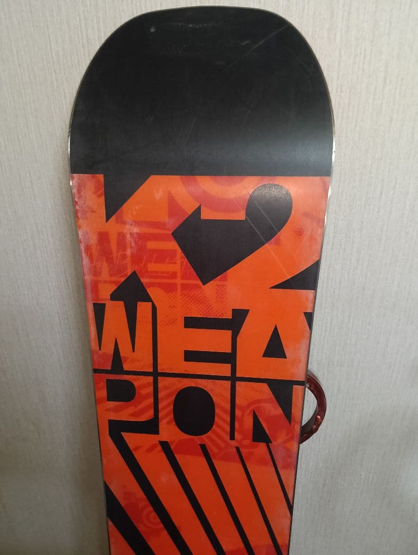 K2 WEAPON スノーボード オレンジ/黒