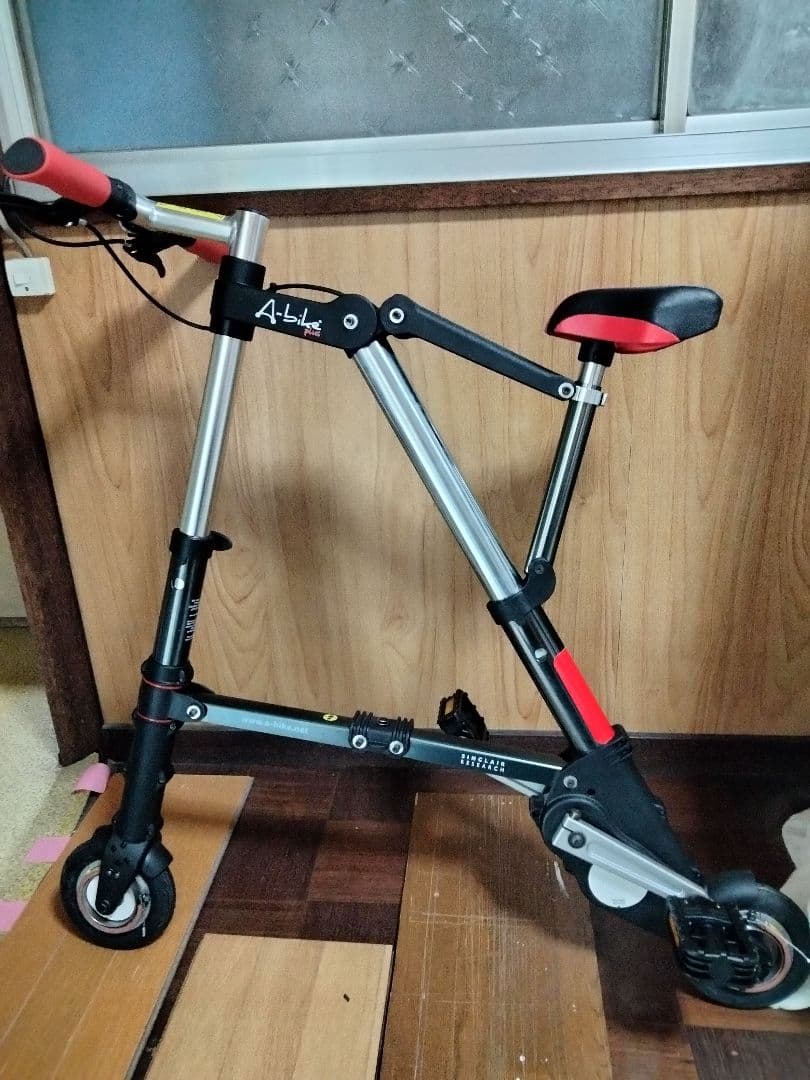 A-bike plus 折りたたみ自転車 　赤