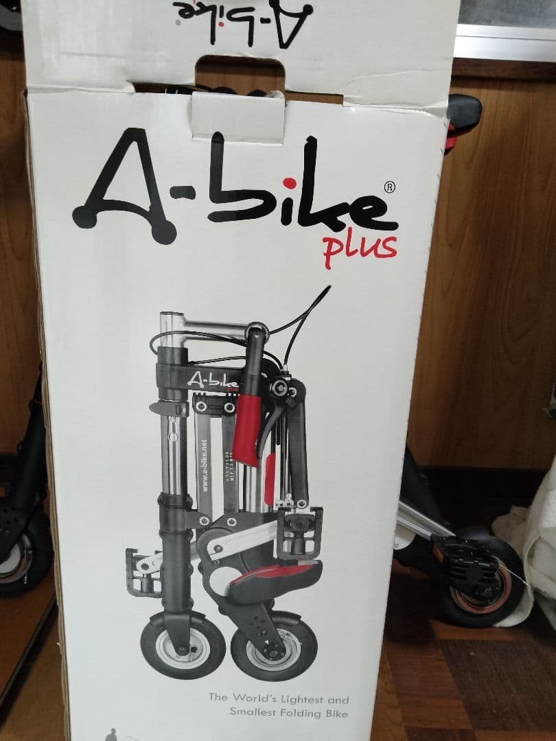 A-bike plus 折りたたみ自転車 　赤