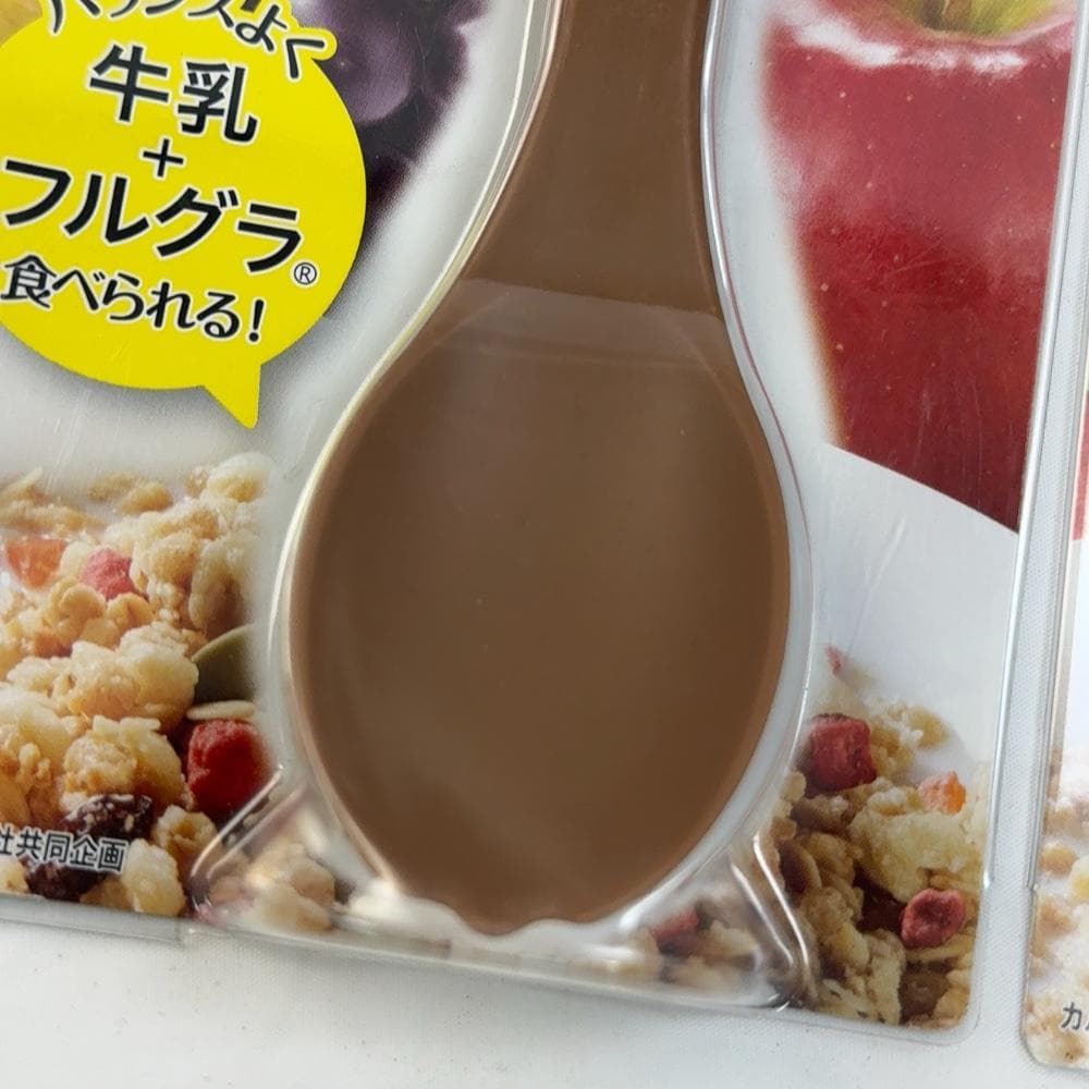 m*i様 （新品未使用）マーナ&カルビー共同企画 日本製 フルグラスプーン 5個