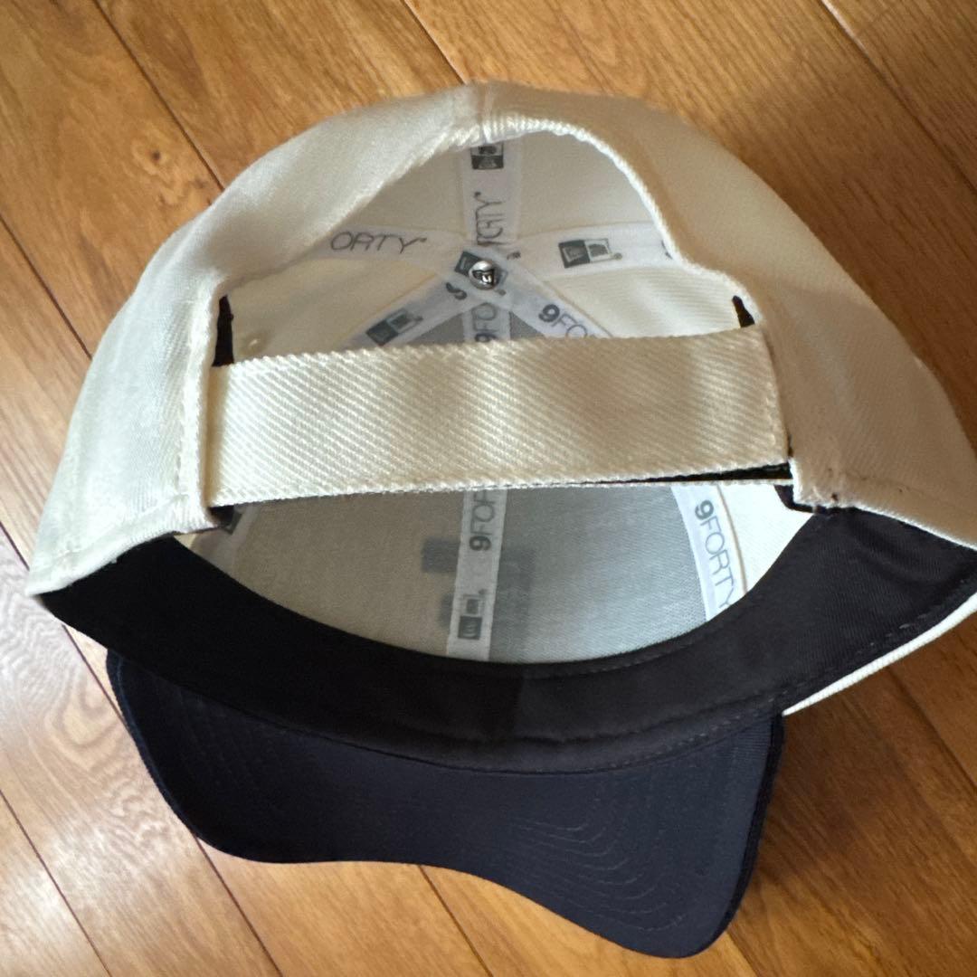 北海道日本ハムファイターズNEW ERA 9fortyキャップネイビー×ホワイト