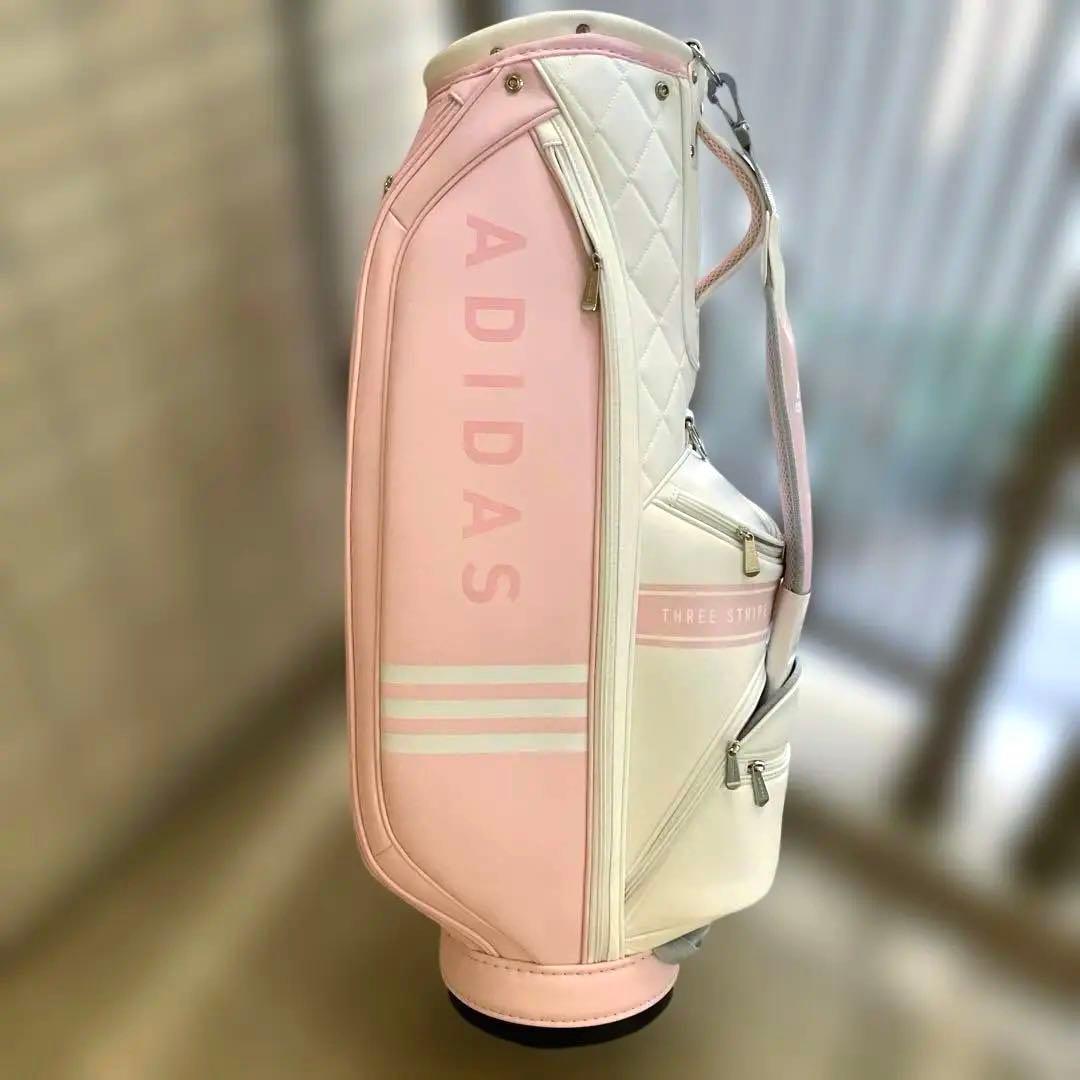 ADIDAS キャディバッグ ピンク/ホワイト