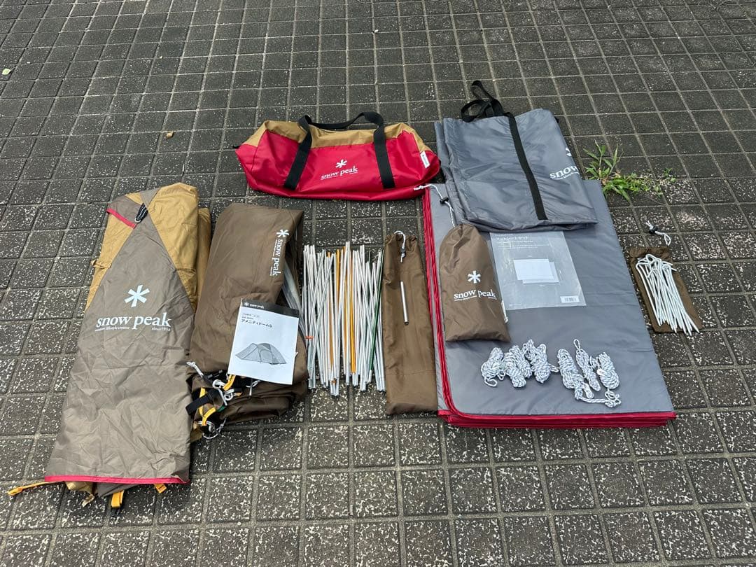 スノーピーク アメニティドームS マットシートセット 美品✨