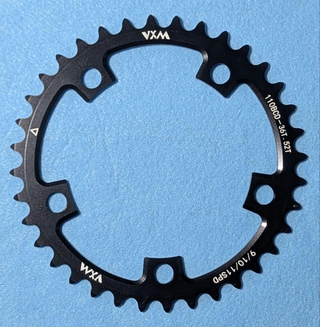 VXM PCD 110mm 5ボルト ダブル用 チェーンリング 52T/36T