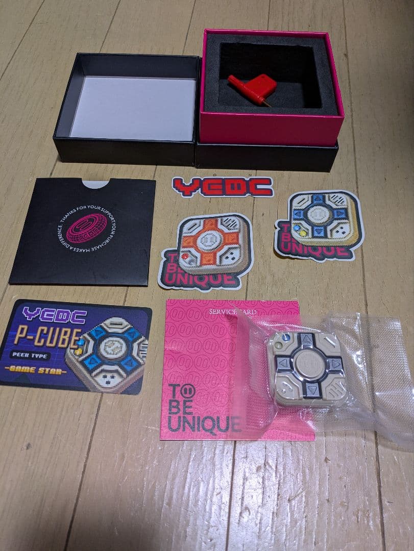 YEDC Pig Cube 磁気式スライダー フィジェットトイ