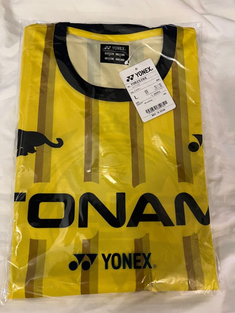 全日本実業団バドミントン大会　トナミ運輸　Tシャツ　ヨネックス