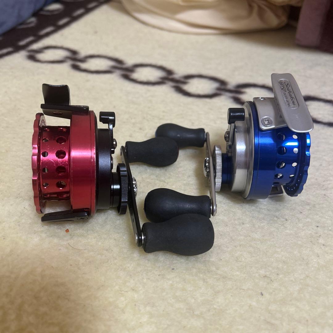 SHIMANO 60SP 両軸リール 赤/青　セイハコウ