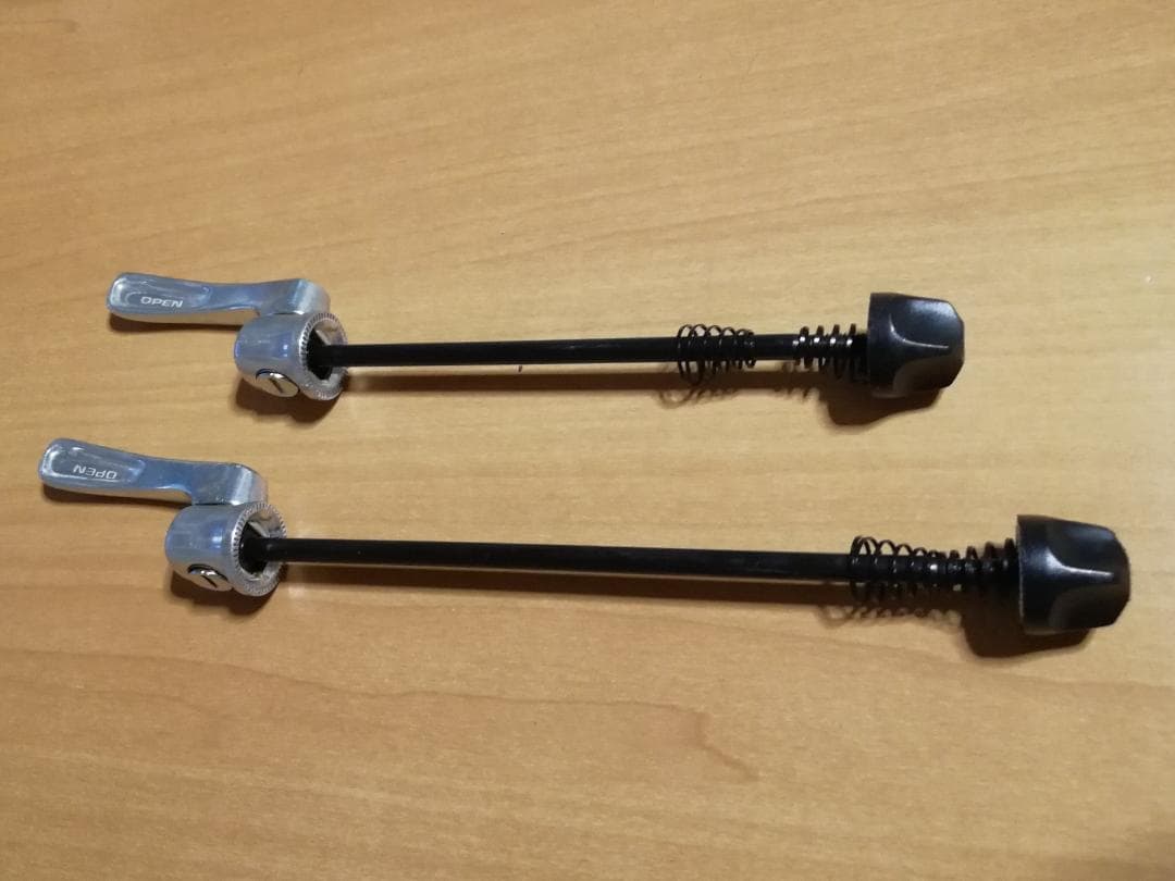 700cチューブラーホイール　カンパリム　前後セット　クイックリリース追加