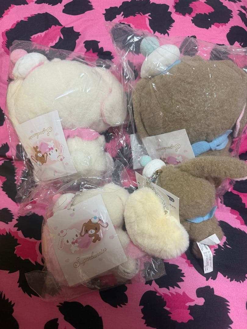 シュガーバニーズ　ぬいぐるみ　平成うまれキャラクターふわふわハート