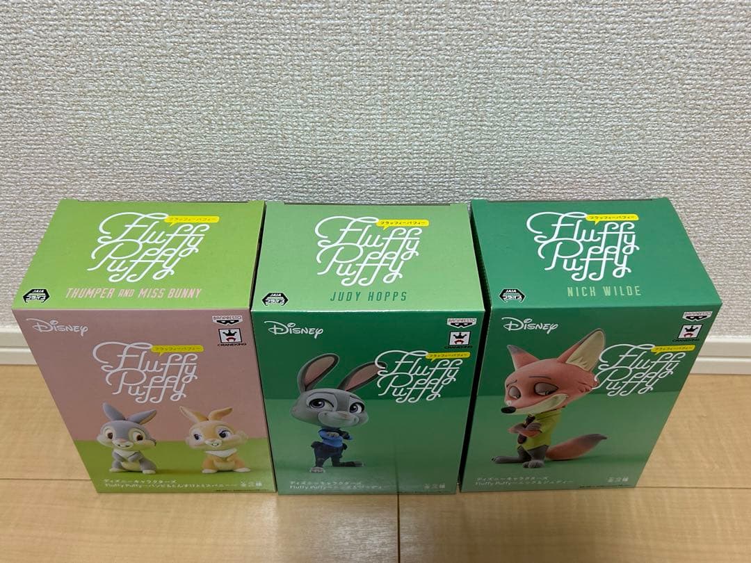 【未開封】Fluffy Puffy ニック、ジュディ、とんすけとミスバニー