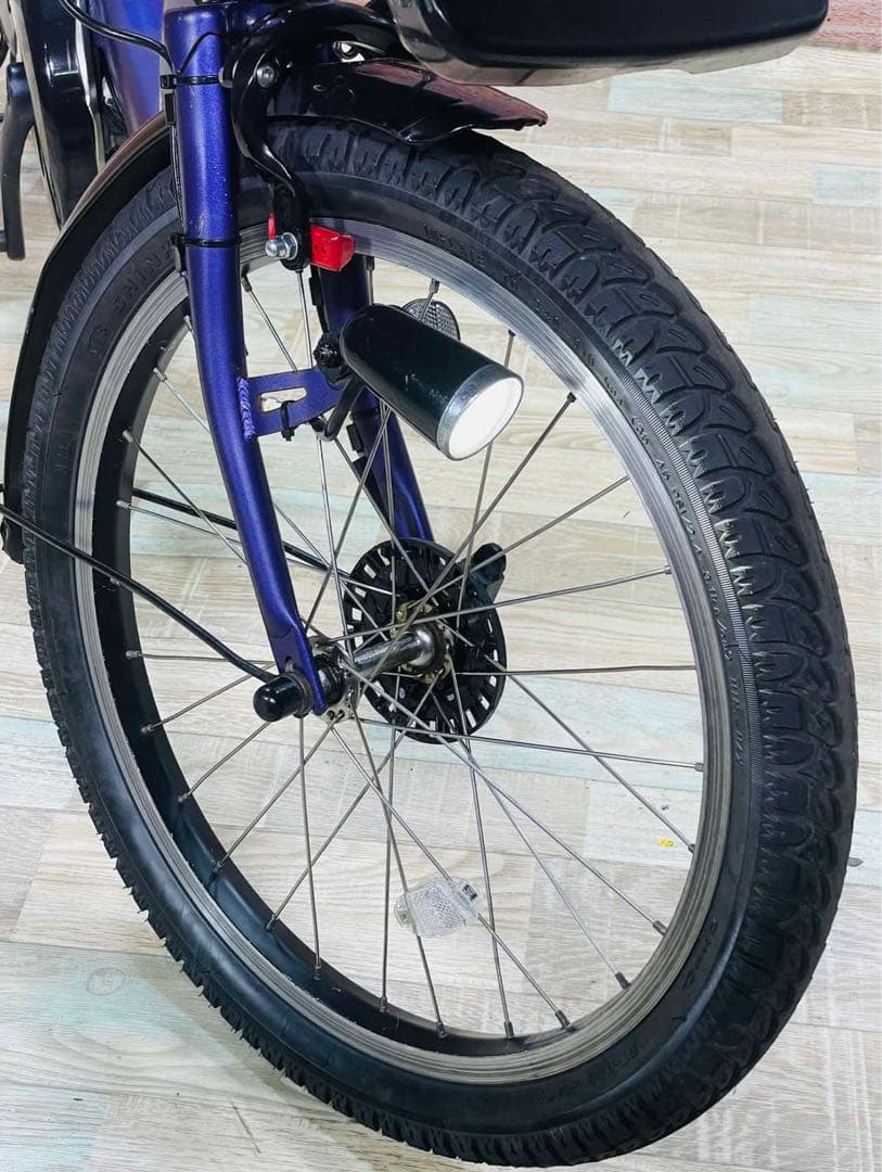 K1846 電動自転車ヤマハ 子供乗せ 20インチ 8.9Ah パープル