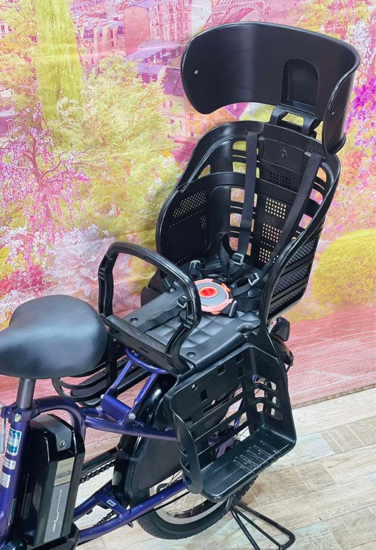 K1846 電動自転車ヤマハ 子供乗せ 20インチ 8.9Ah パープル
