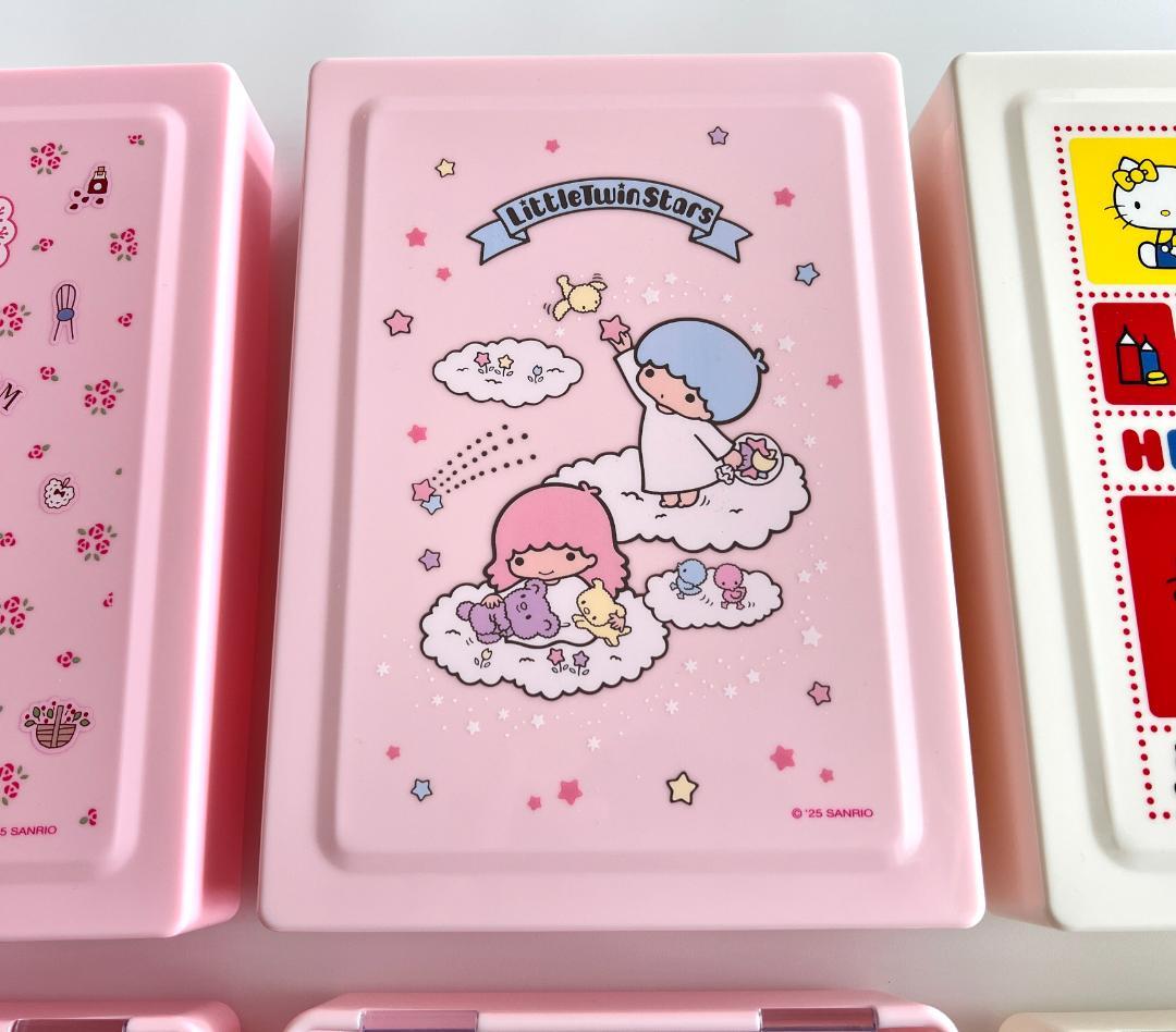 【いつまでもサンリオ】身の回り雑貨 ふた付きトレイ お道具箱 キキララ キティ